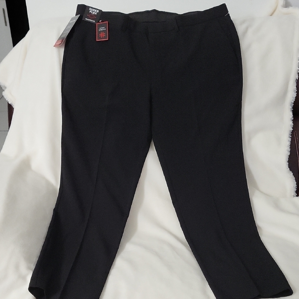 Haggar Classic Black Dress Pants for Men